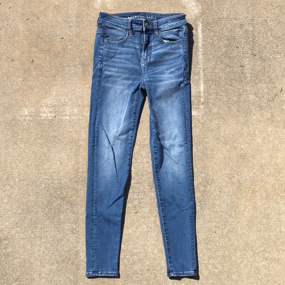 American Eagle High rise jeggings skinny jeans 2 short